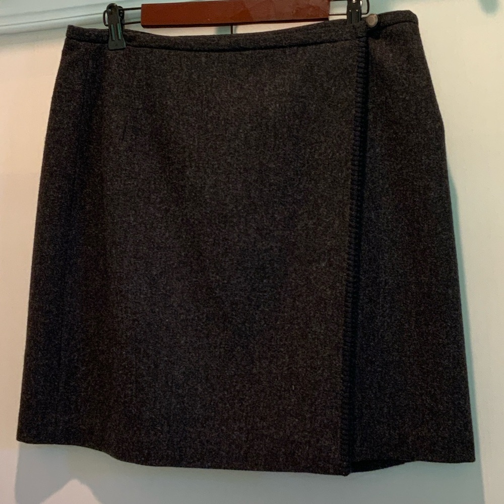 Eddie Bauer Wool Wrap Skirt -EUC